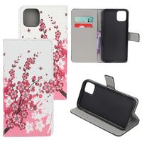 Style Series iPhone 11 Pro Wallet Case - Roze Bloemen