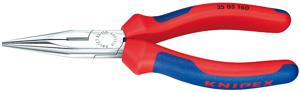 Knipex 25 05 140 Elektronica en fijnmechanica Platte rondbektang Recht 140 mm