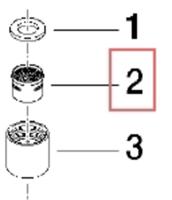 Dornbracht inzet voor schuimstraler m16 en m18