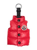 Moncler porte-clés à design de gilet - Rouge