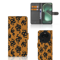 Telefoonhoesje met Pasjes voor OPPO Find X6 Pro Snakes