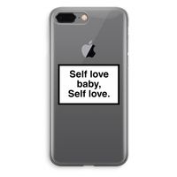 Self love: iPhone 8 Plus Transparant Hoesje - thumbnail