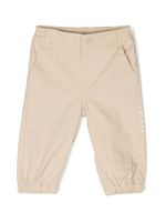 TRUSSARDI JUNIOR pantalon chino à logo imprimé - Tons neutres