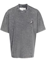 Feng Chen Wang t-shirt en coton à logo brodé - Gris - thumbnail