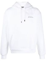 Jacquemus hoodie Le Sweatshirt Brodé - Blanc - thumbnail