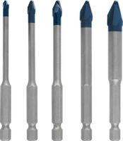 Bosch Accessories EXPERT HEX-9 HardCeramic 2608900597 Tegelboorset 5-delig 4 mm, 5 mm, 6 mm, 8 mm, 10 mm Zeskant schacht 5 stuk(s) - thumbnail