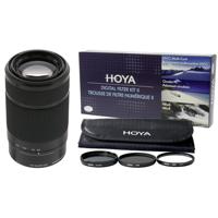 Sony E 55-210mm f/4.5-6.3 OSS Zwart + Hoya Digital Filter Kit 49mm