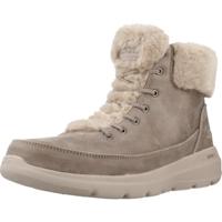 Skechers Glacial Ultra enkellaars voor dames, Taupe, 38 EU