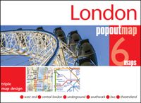 Stadsplattegrond Popout Map Londen - London | Compass Maps - thumbnail