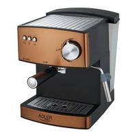 Adler AD 4404cr Espressoapparaat - 15 bar, 850W - Koper / Zwart - thumbnail