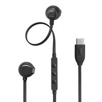 JBL Tune 305 C Bedraade in-ear oortjes met microfoon, met JBL Pure Bass Sound en een 3-knops afstandsbediening, in het zwart