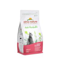Almo Nature Holistic Functional Anti-Hairball met verse zalm. Droogvoer tegen haarballen voor volwassen katten. 400 g