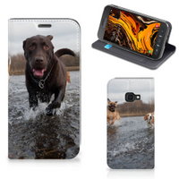 Samsung Galaxy Xcover 4s Hoesje maken Honden Labrador - thumbnail