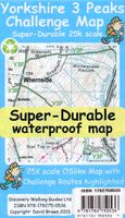 Wandelkaart Yorkshire 3 Peaks Challenge Map | Discovery Walking Guides - thumbnail