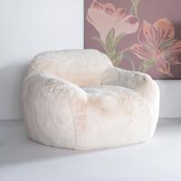 By-Boo Fauteuil Hug Fluffy - Beige - thumbnail