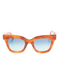 Lapima lunettes de soleil Lisa X à monture carrée - Marron