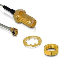 Delock Antennekabel SMA bus voor inbouw, MHF/U.FL compatibele stekker, 200 mm