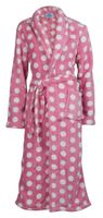 Pink dottie / Dames badjas - S/M