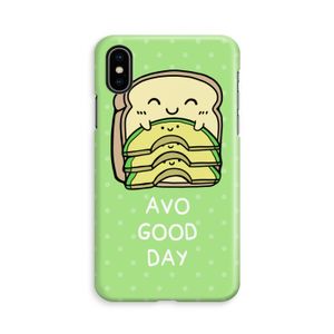 Avo Good Day: iPhone Xs Volledig Geprint Hoesje