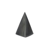 Shungit piramide 3x6 cm - zwart - 6 cm