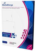 MediaRange MRINK120 inlegger (voor- en achterkant voor CD-Jewelcases, mat gecoat, 50 stuks)