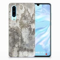 Huawei P30 TPU Siliconen Hoesje Beton Print