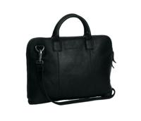 Chesterfield - Harvey lederen laptoptas 13 inch - Zwart