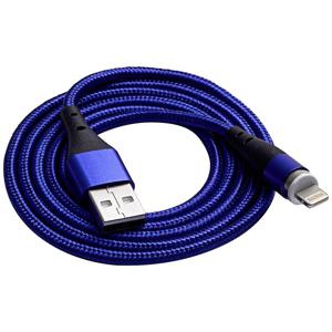 Akyga USB-kabel USB-A stekker, USB-C stekker 1.00 m Blauw AK-USB-42