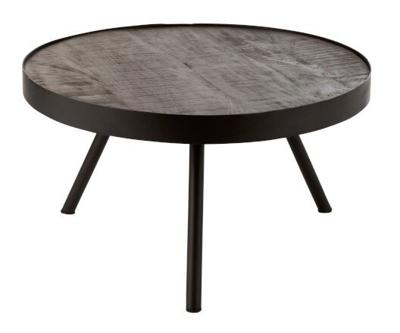 J-Line Bijzettafel 'Delphi' Mangohout, 60cm