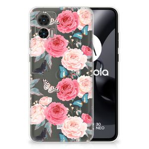 Motorola Edge 30 Neo TPU Case Butterfly Roses