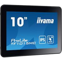 iiyama Prolite TF1015MC-B3 25,7 cm 10,1 inch IPS LED-monitor WXGA Open Frame 10 Punten Multitouch capacitief VGA HDMI DP RJ45 (LAN) Audio Out IP65 Touch door glas Ant-Fingerprint 7H zwart