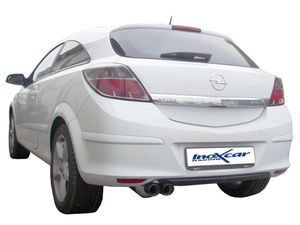 InoxCar uitlaat passend voor Opel Astra H GTC 1.6T (180pk) 2007- 2x70mm Racing IXOPAS36RA