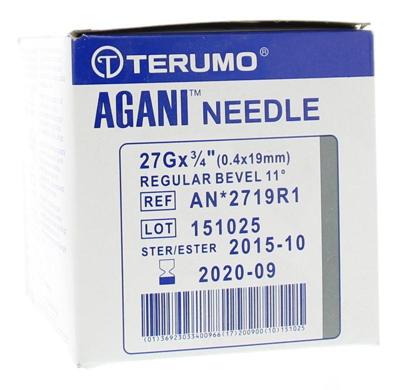Injectienaald 04 x 19 27 gram agani