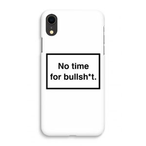 No time: iPhone XR Volledig Geprint Hoesje