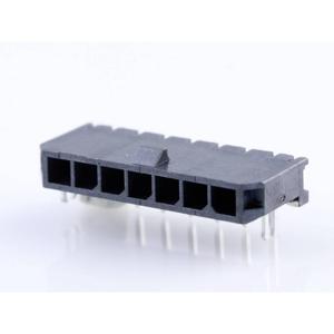 Molex 436500703 Male header, inbouw (standaard) Totaal aantal polen: 7 Rastermaat: 3.00 mm Inhoud: 1 stuk(s) Tray