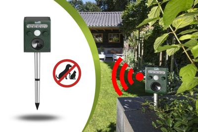 909 Outdoor Ultrasone Honden-, Katten- en Muizenverjager - Zonne-energie - Groen 909 Outdoor Ultrasone Honden-, Katten- en Muizenverjager - Zonne-energie - Groen