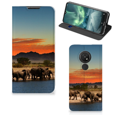 Nokia 6.2 | 7.2 Hoesje maken Olifanten Nokia 6.2 | 7.2 Hoesje maken Olifanten