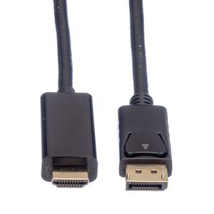 ROLINE 11.04.5788 video kabel adapter 5 m DisplayPort Zwart