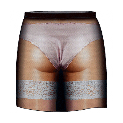 Dames rokje met ondergoed print - Dames rokje met ondergoed print -