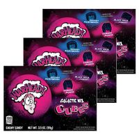 Warheads - Galactic Mix Cubes Theater Box - 3 stuks - thumbnail