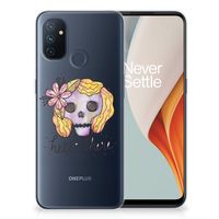 Silicone Back Case OnePlus Nord N100 Boho Skull - thumbnail