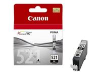 Canon Inktcartridge CLI-521 BK - zwart 9 ml - origineel voor inkjetprinters