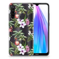 Xiaomi Redmi Note 8T TPU Hoesje Flamingo Palms - thumbnail