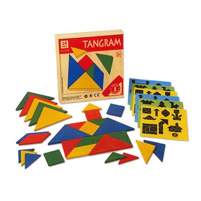 Jumbo vormenspel Tangram hout Jumbo vormenspel Tangram hout