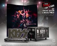 Kiss Rock Ikonz On Tour Road Case Statue + Stage Backdrop Set Alive! Tour