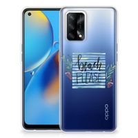 OPPO A74 4G Telefoonhoesje met Naam Boho Beach