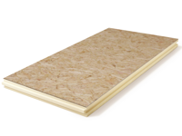 PIR+OSB 1200x600x110mm+9mm T&G Rd:5.00 4pl/pak (=2,88 m²)