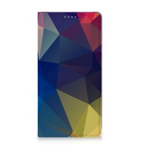 Samsung Galaxy S23 Plus Stand Case Polygon Dark