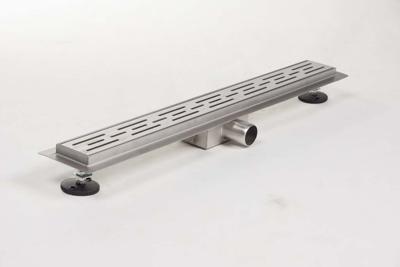 Brauer douchegoot 70x7cm met standaard rooster en flens RVS geborsteld Brauer douchegoot 70x7cm met standaard rooster en flens RVS geborsteld