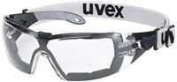 Uvex Pheos S Guard veiligheidsbril - Supravision Extreme - transparant/zwart-grijs